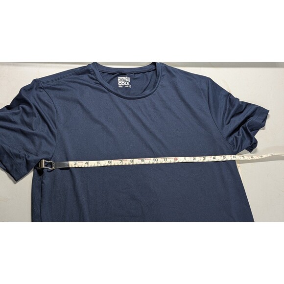 32 Degrees Cool Short Sleeve Navy Blue Classic Tee Size M - Picture 3 of 4